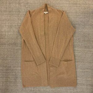 Vince long cardigan | Cashmere/wool blend | Camel | Size small